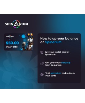 Spinarium.com $50 Wallet Card Code Key GLOBAL